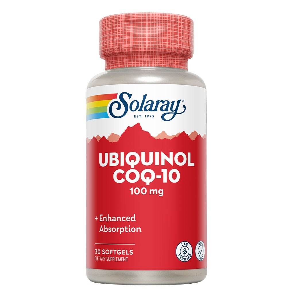 Solaray Ubiquinol CoQ-10 100mg Softgels, Pack of 30's