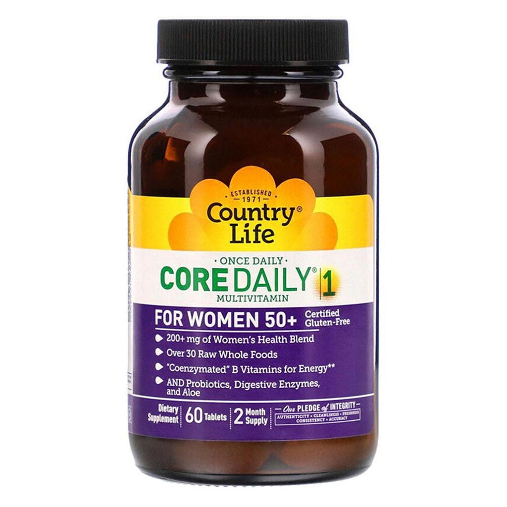 Country Life Core Daily 1 Women 50+ Tablets, Pack of 60's
