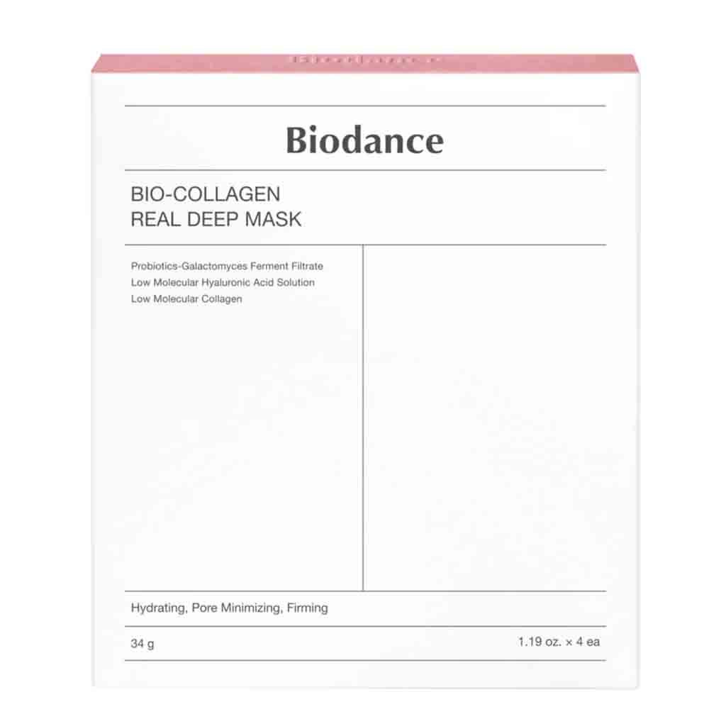 Biodance Bio-Collagen Real Deep Skin Firming Facial Sheet Mask 34g, Pack of 4’s