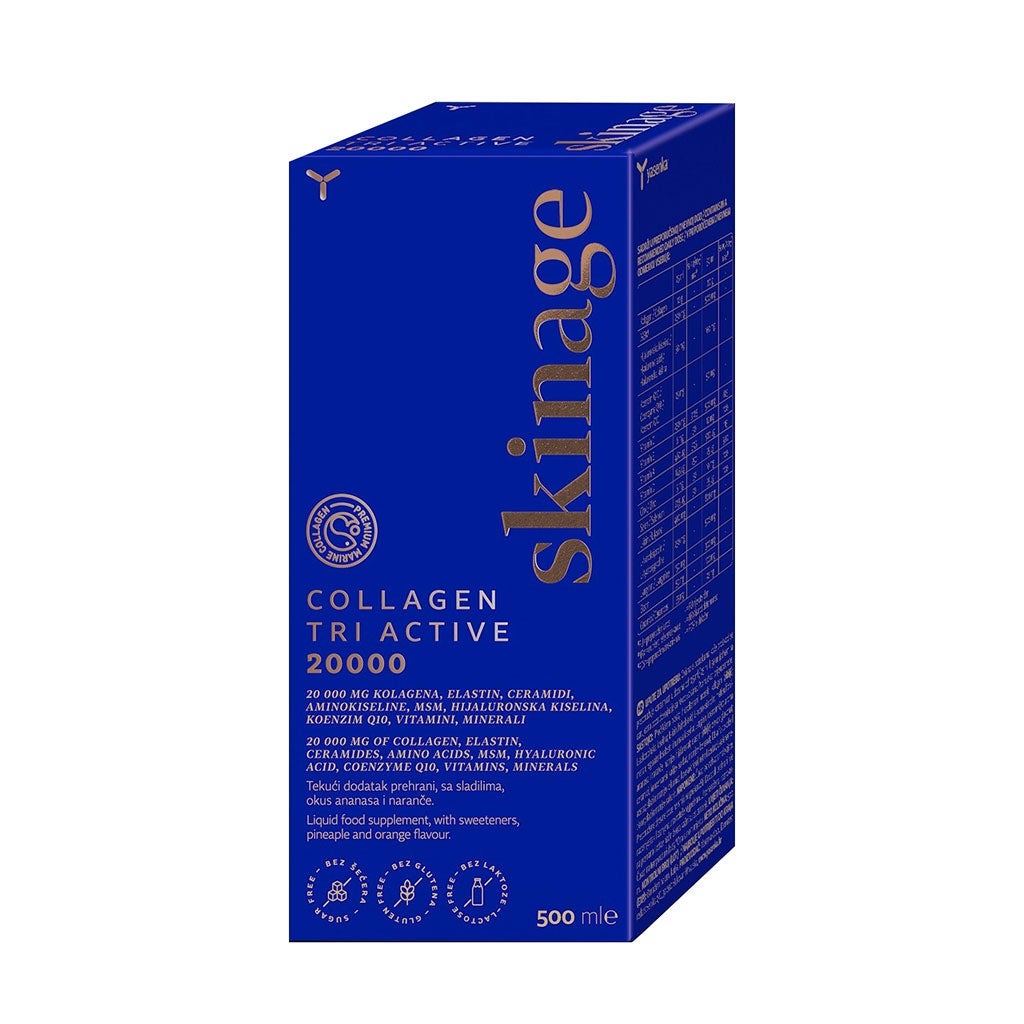 Skinage Marine Collagen Tri Active 20000mg Drinkable Liquid 500ml