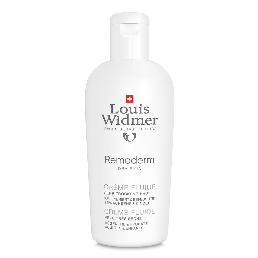 Louis Widmer, Remederm Fluid Cream, Lightweight moisturizing cream for sensitive skin, 200ml