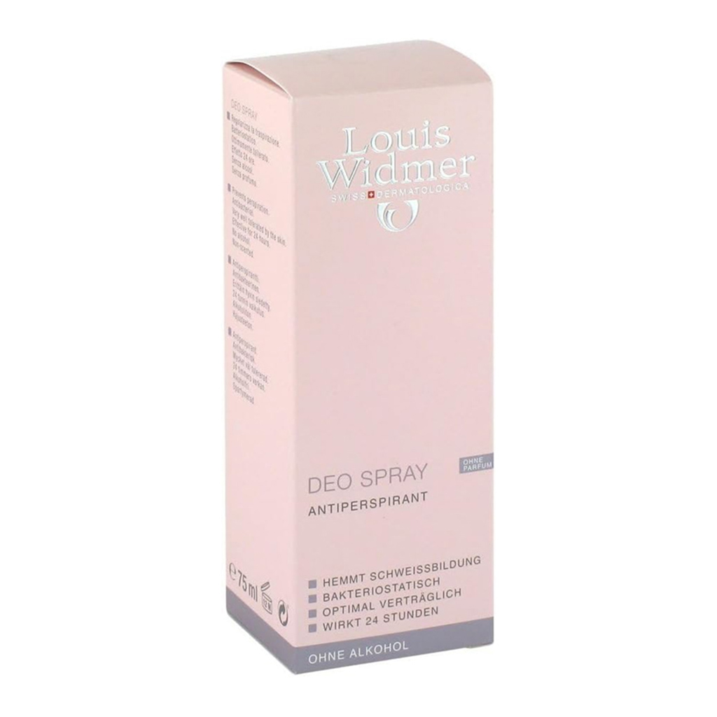 Louis Widmer, Scented Deodorant Spray, Long-lasting scented deodorant spray, 75ml