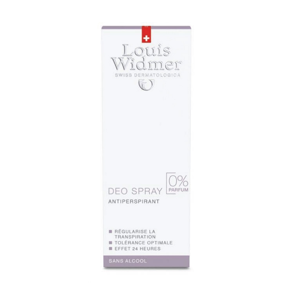 Louis Widmer, Deo Spray Non-Scented, Unscented deodorant spray for all-day freshness, 75ml