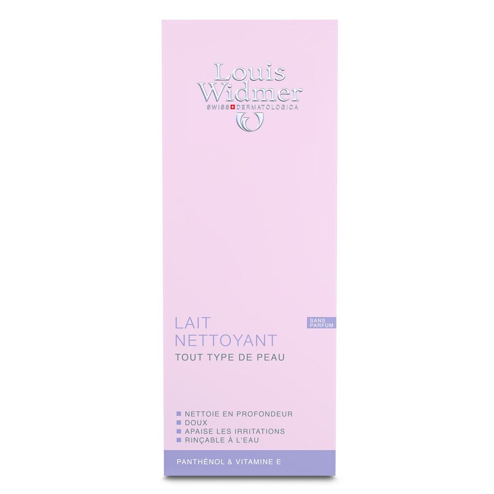 Louis Widmer, Cleansing Milk, Gentle makeup remover and skin cleanser, 200 ml