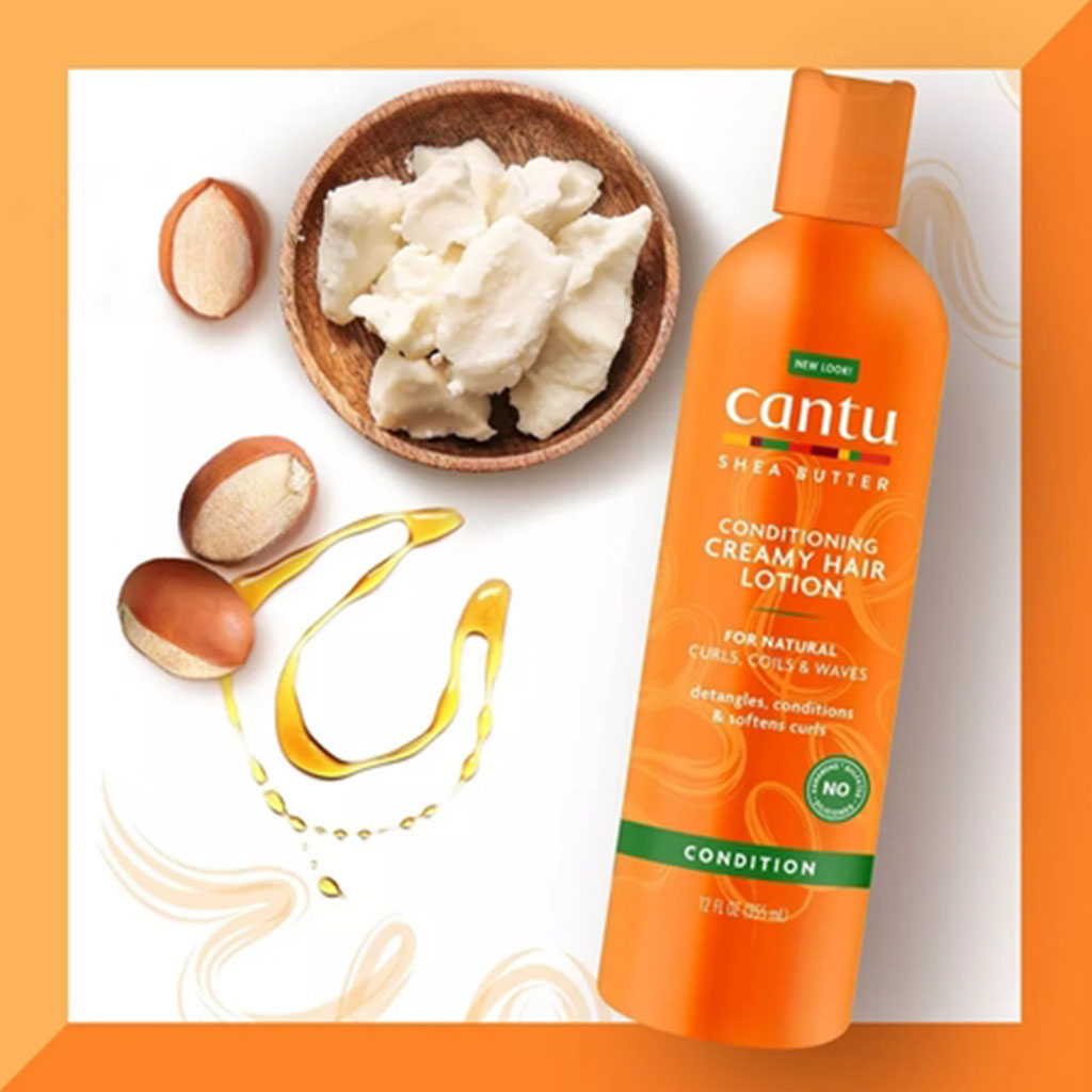 Cantu, Conditioning creamy hair lotion, Deep moisturizing lotion for dry and damaged hair, 355 ml