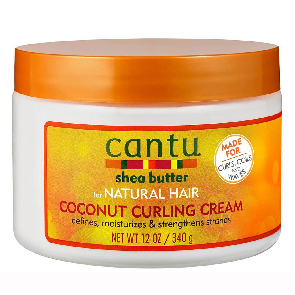 Cantu, Coconut Curling Cream, Moisturizing cream for defined natural curls, 340g