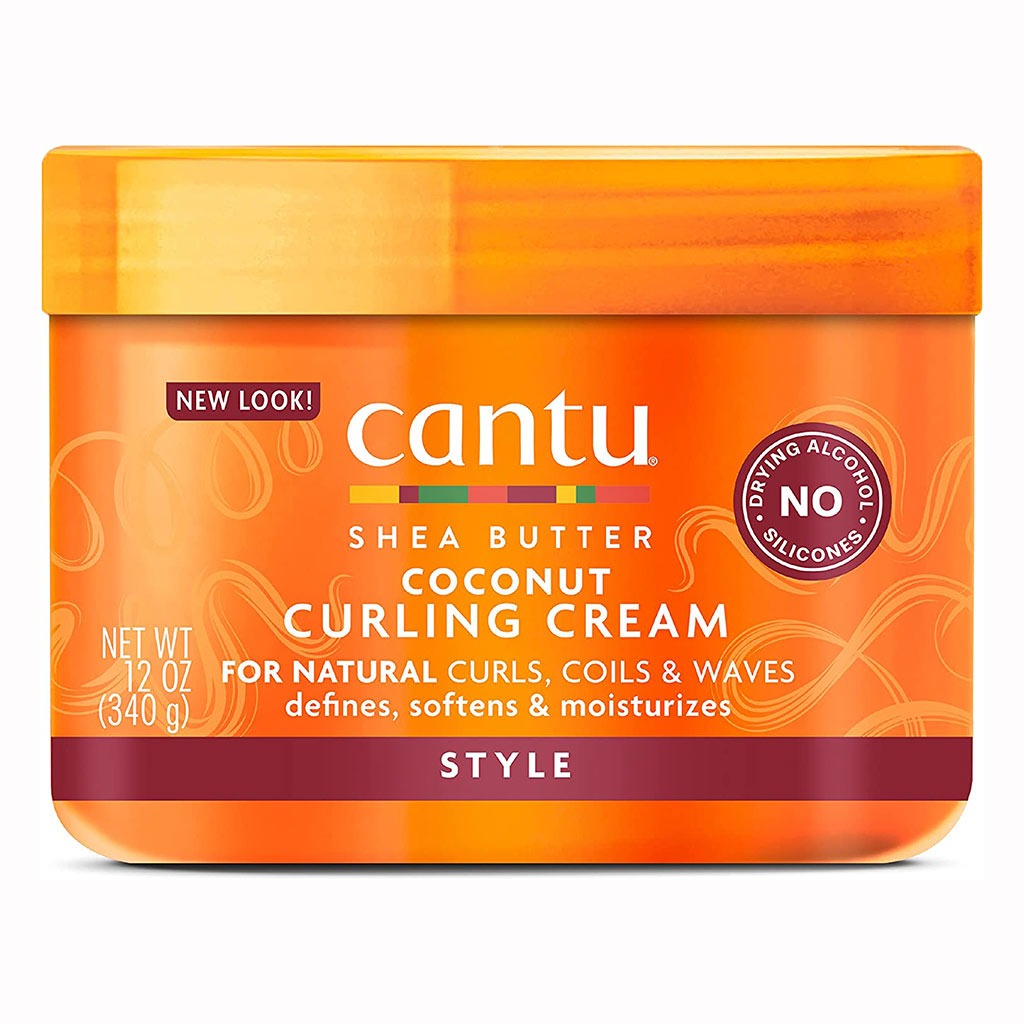 Cantu, Coconut Curling Cream, Moisturizing cream for defined natural curls, 340g