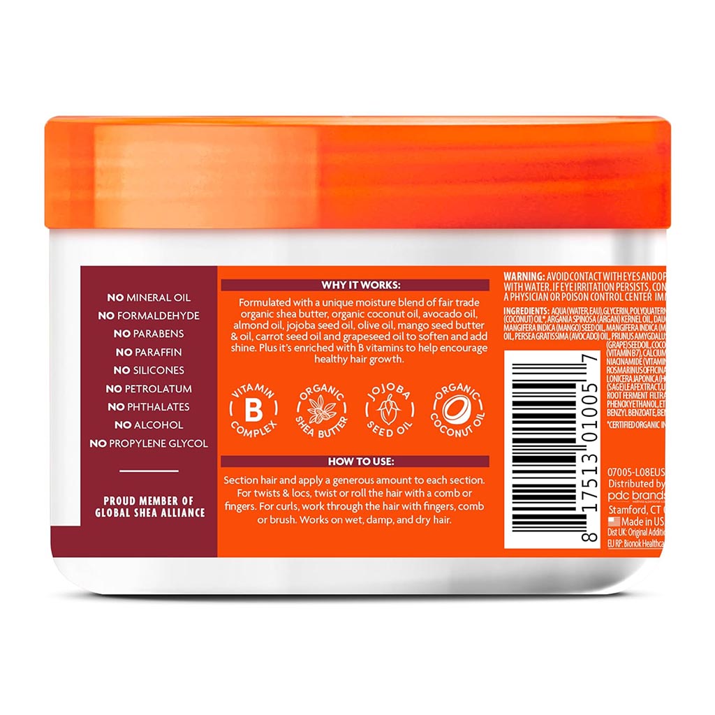 Cantu, Moisturizing Twist and Lock Gel, Hydrating gel for defined natural curls, 370 g