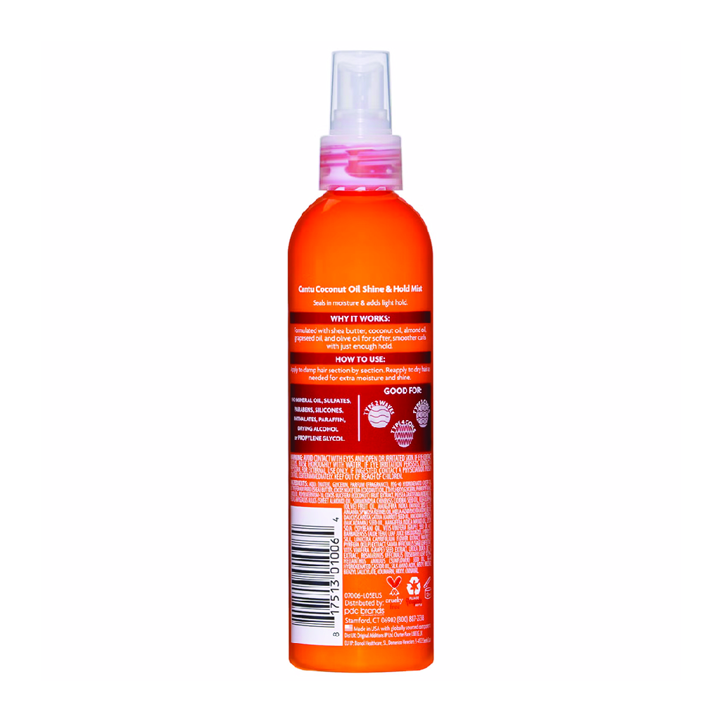 Cantu Coconut Oil Shine & Hold Mist 237 ml