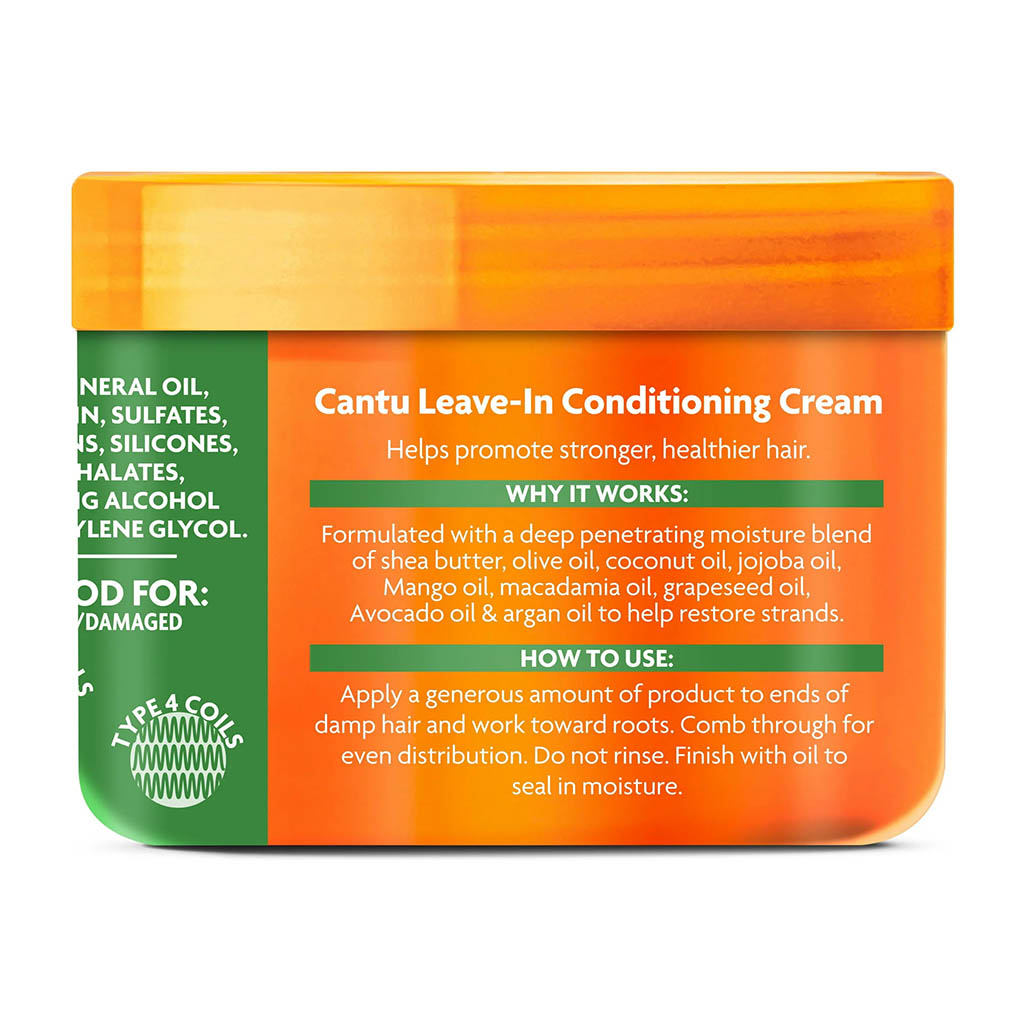 Cantu, Leave-In Conditioning Cream, Deep moisturizing hair treatment, 340 g