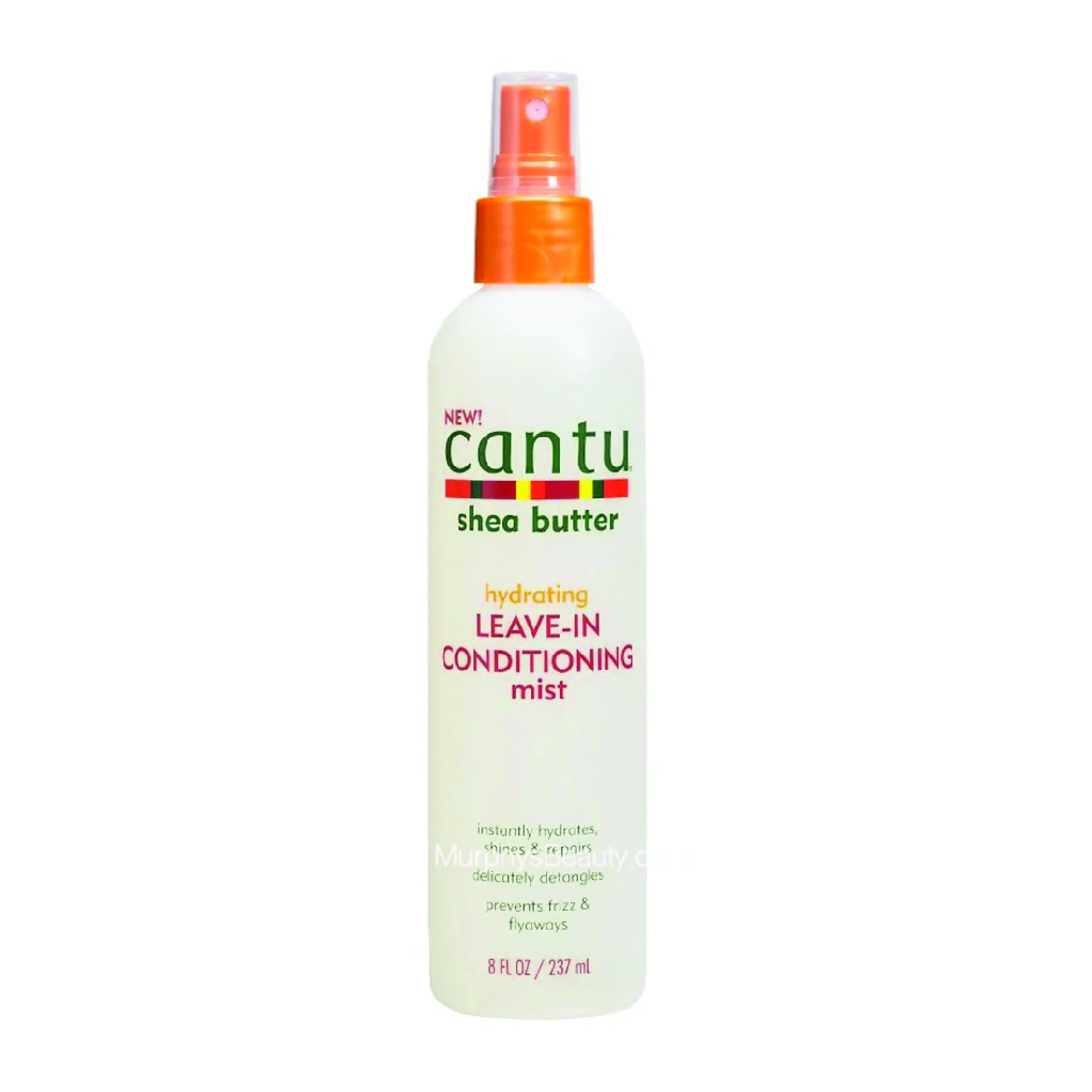 Cantu, Hydrating Leave-in Conditioning Mist, Lightweight mist for intense moisture and shine, 237 ml