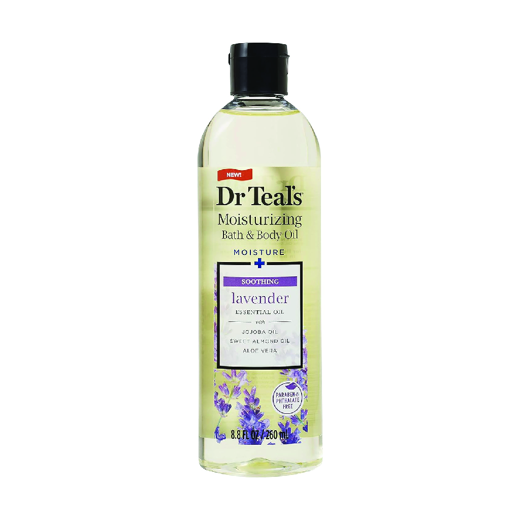 Dr Teal’s, Bath Oil and Massage Lavender Relax Sleep, Calming bath oil and massage oil with lavender, 260ml
