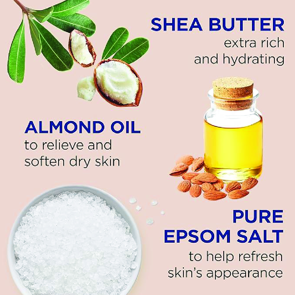 Dr Teal's, Foaming Bath Shea and Almond Moisturising, Hydrating foaming bath with shea and almond oils, 1000ml