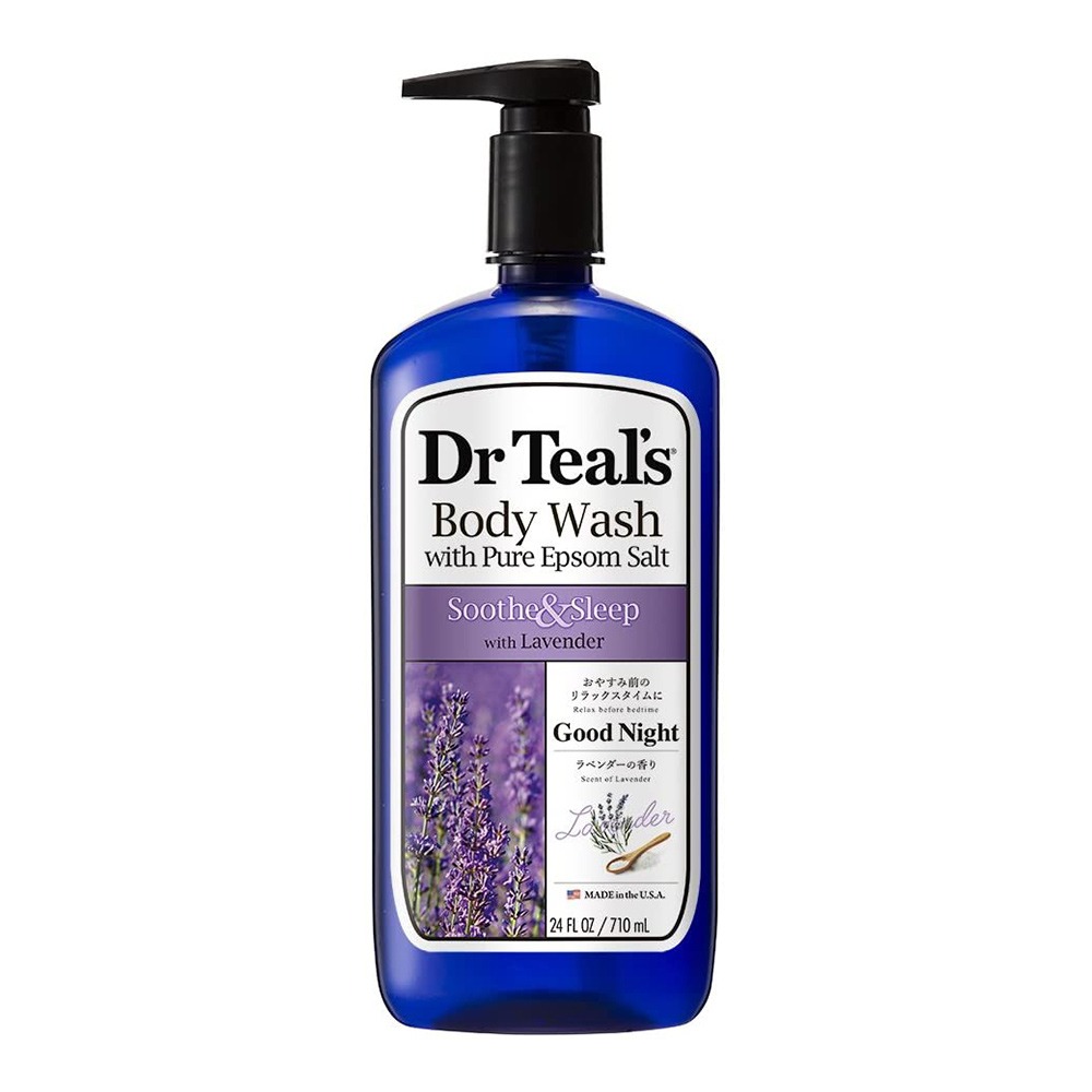 Dr Teal's, Pure Epsom Salt Body Wash with Lavender, Relaxing body wash with lavender scent, 710ml