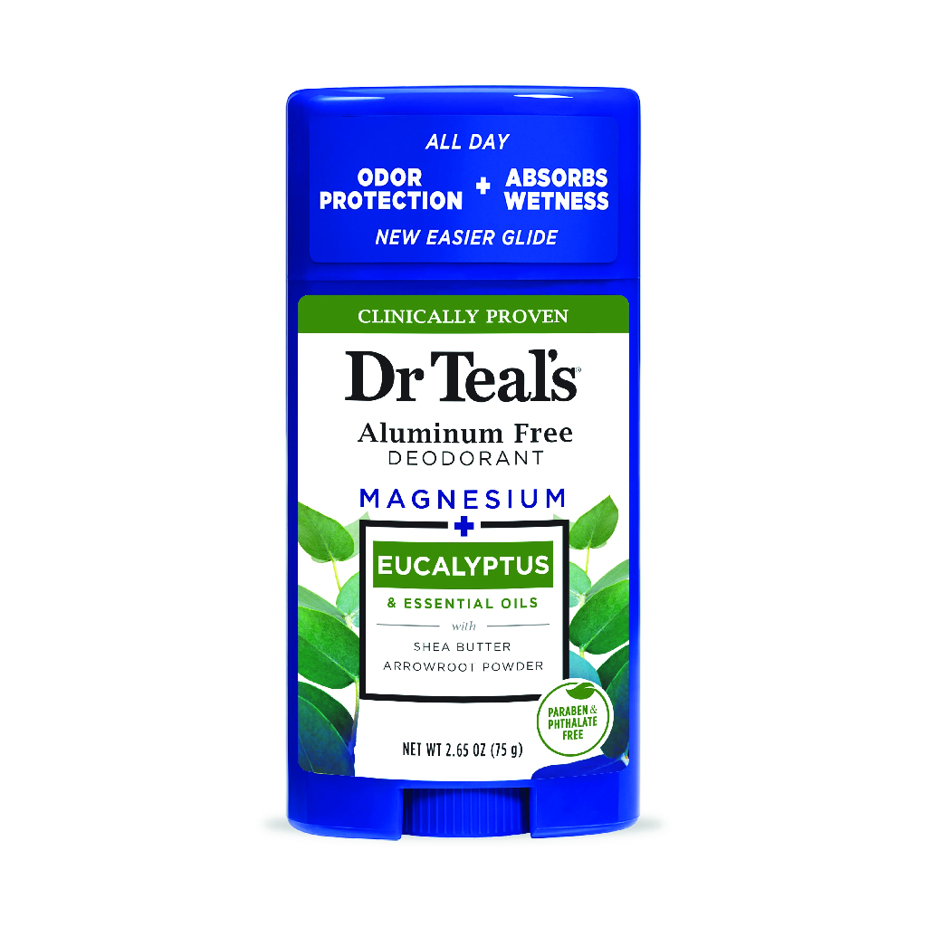 DR TEAL'S DEODORANT EUCALYPTUS ALUMINUM FREE 75 G