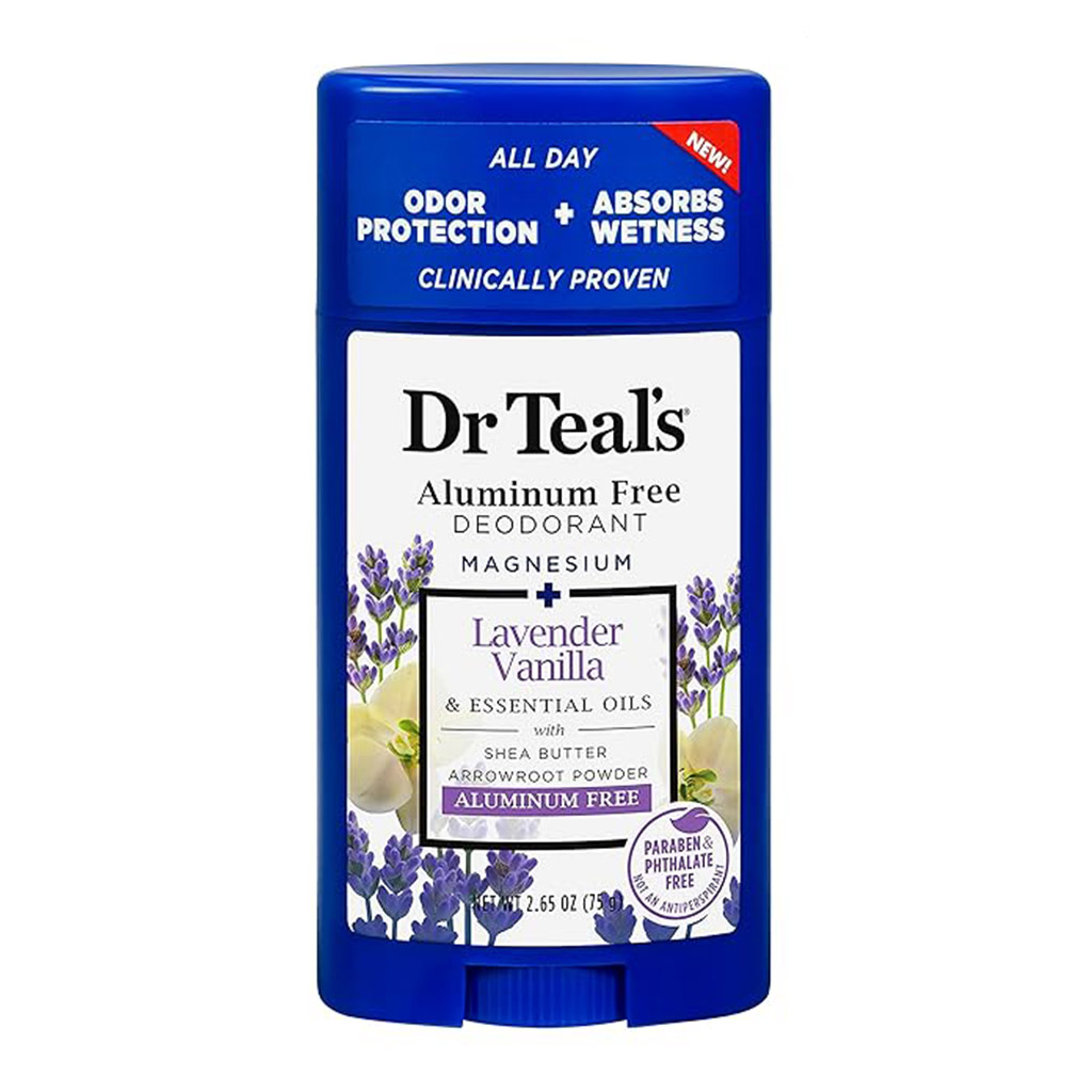 Dr. Teal's Vanilla and Lavender Aluminum-Free Deodorant 75g