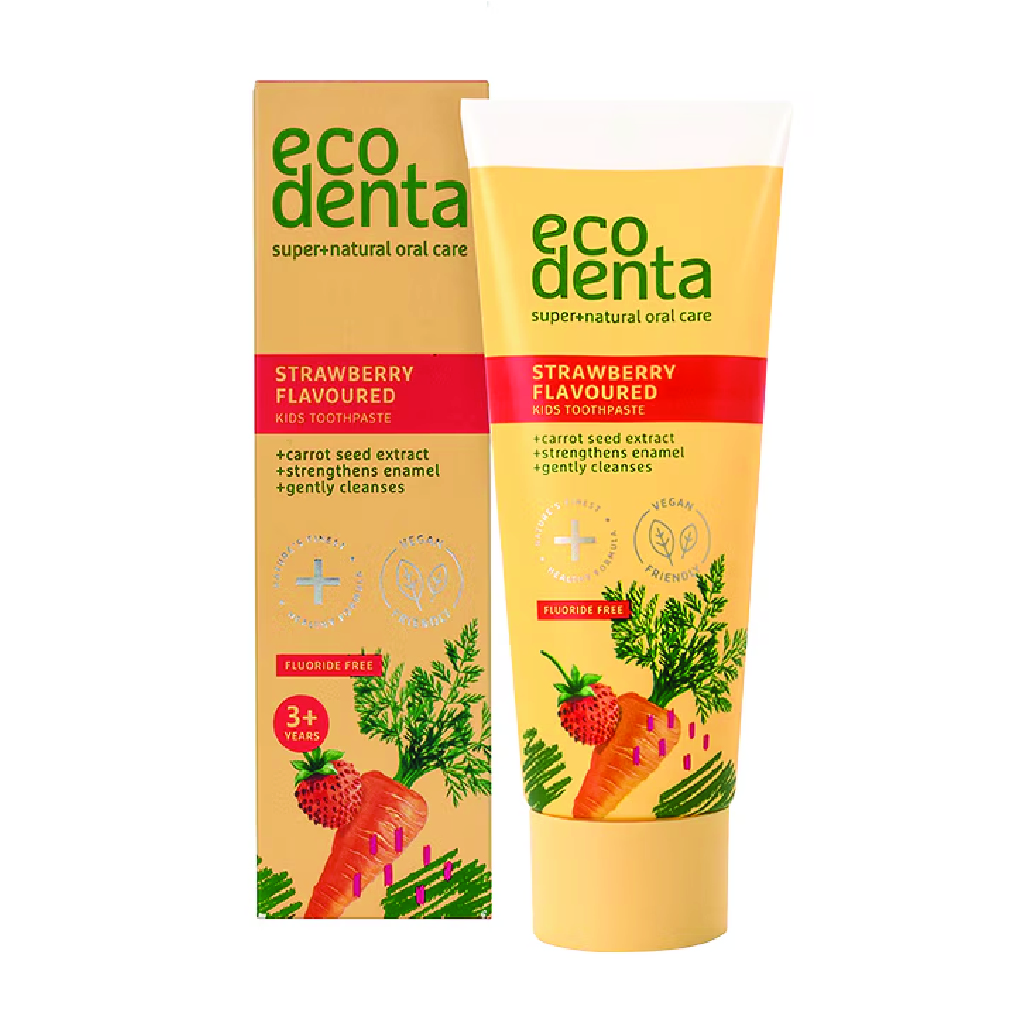 Ecodenta Strawberry Kids Natural Toothpaste, 75 Ml