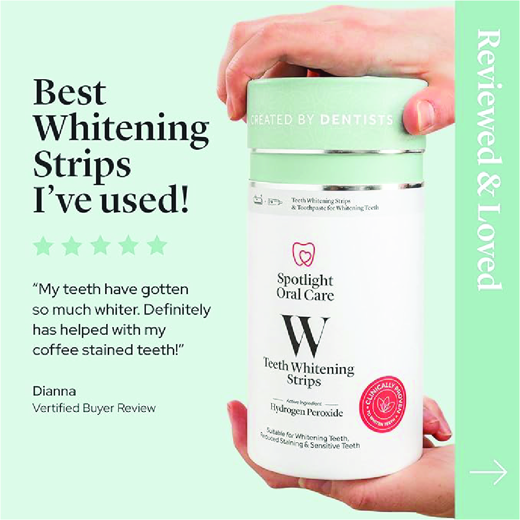 Spotlight Oral Care, Teeth Whitening System, Complete teeth whitening kit for brighter smile