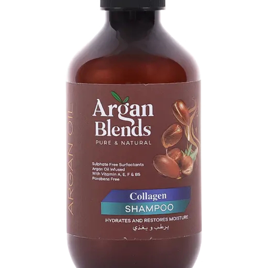 Argan Blends, Botox Shampoo, Nourishing shampoo for smooth and silky hair, 300 ml