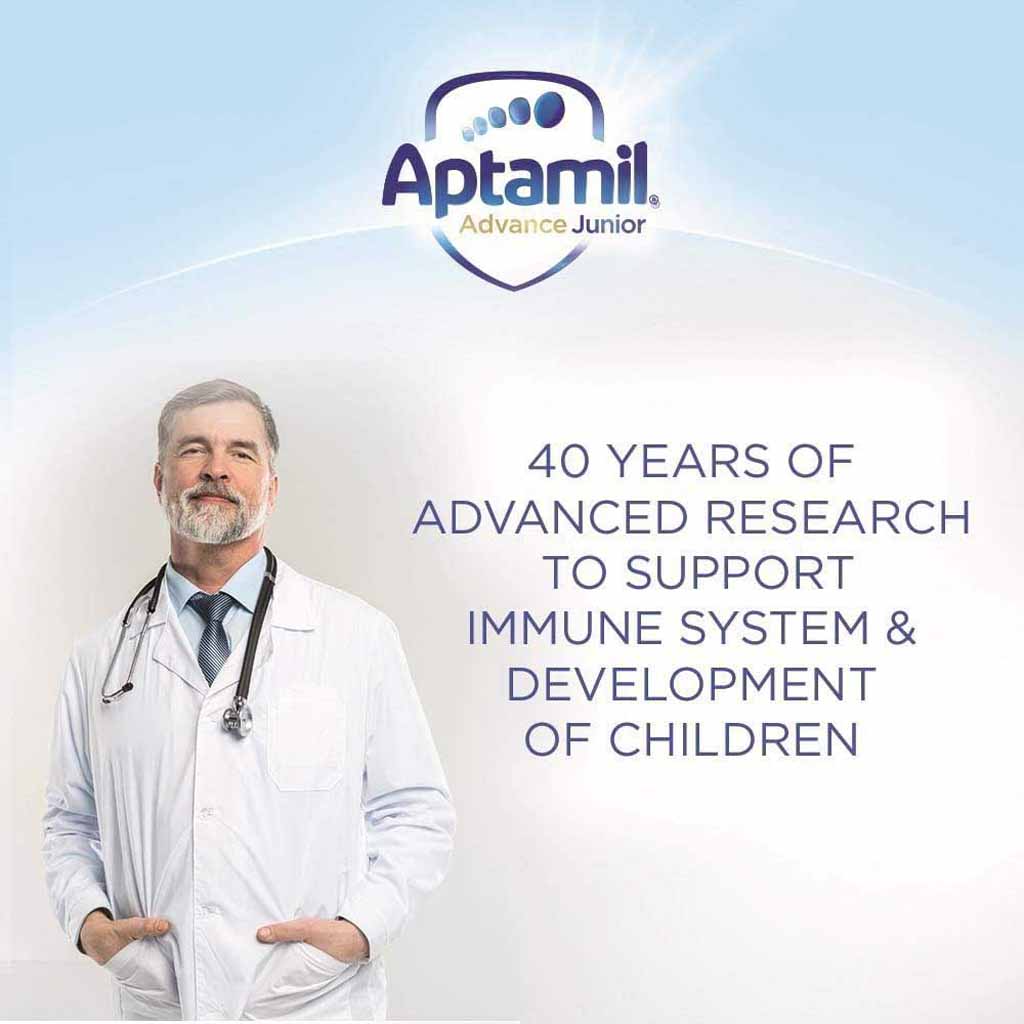 Aptamil, 1-3 Years, Advance Junior Growing Up Formula Milk Stage 3