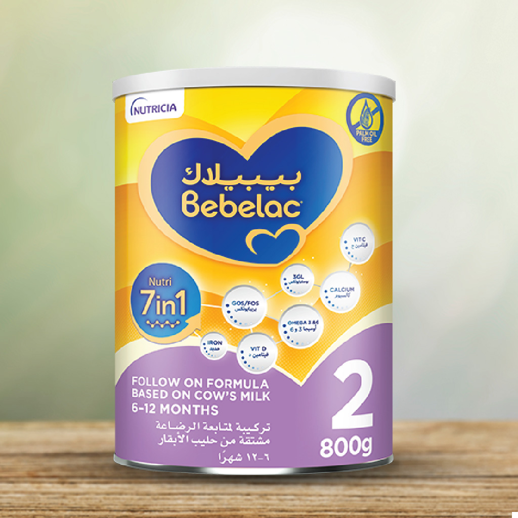 Bebelac Stage 2 Follow On Formula Milk 6-12 Months, 800G