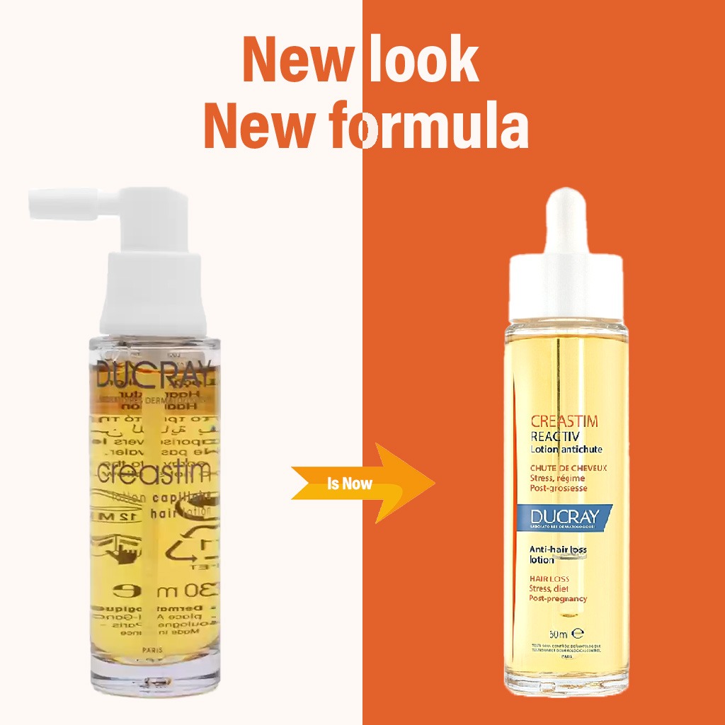 Ducray, Creastim Reactiv Anti-Hair Loss Lotion, Hair loss treatment lotion, 60ml