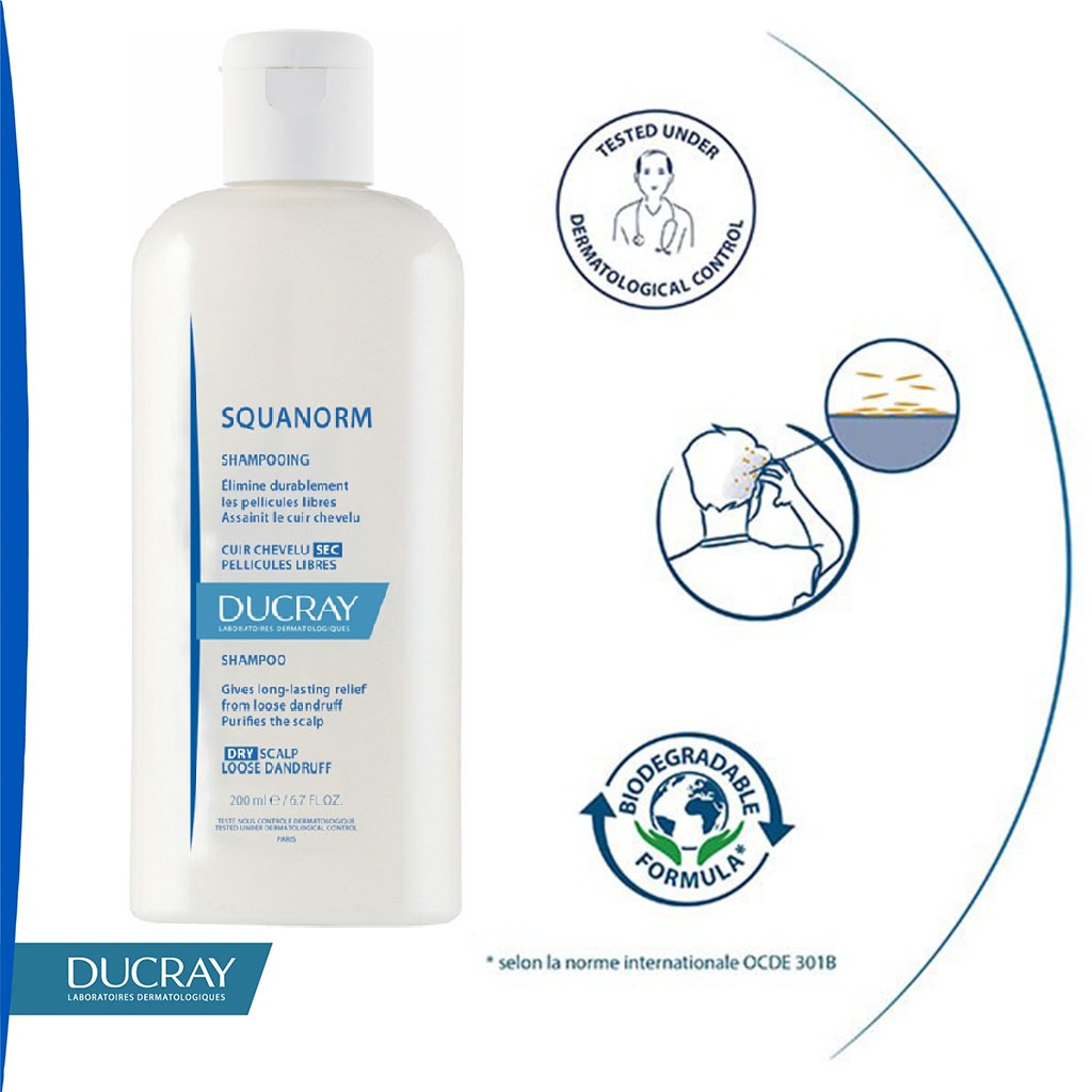 Ducray Squanorm Dry Dandruff Shampoo 200 mL