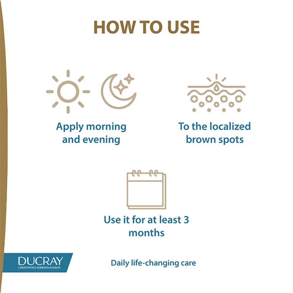 Ducray, Melascreen depigmenting intense care, Intensive treatment for skin pigmentation and dark spots, 30 ml