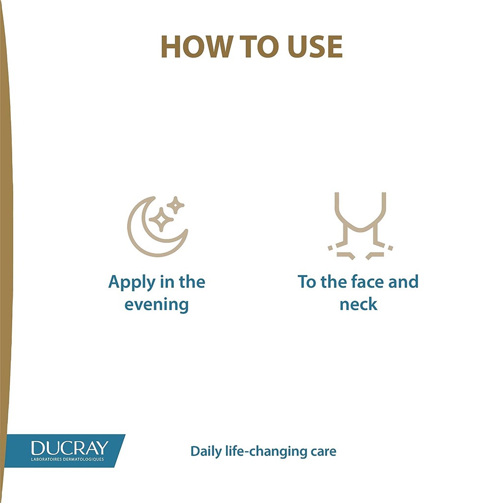 Ducray, Melascreen Night Cream, Night cream for skin brightening and pigmentation reduction, 50ml