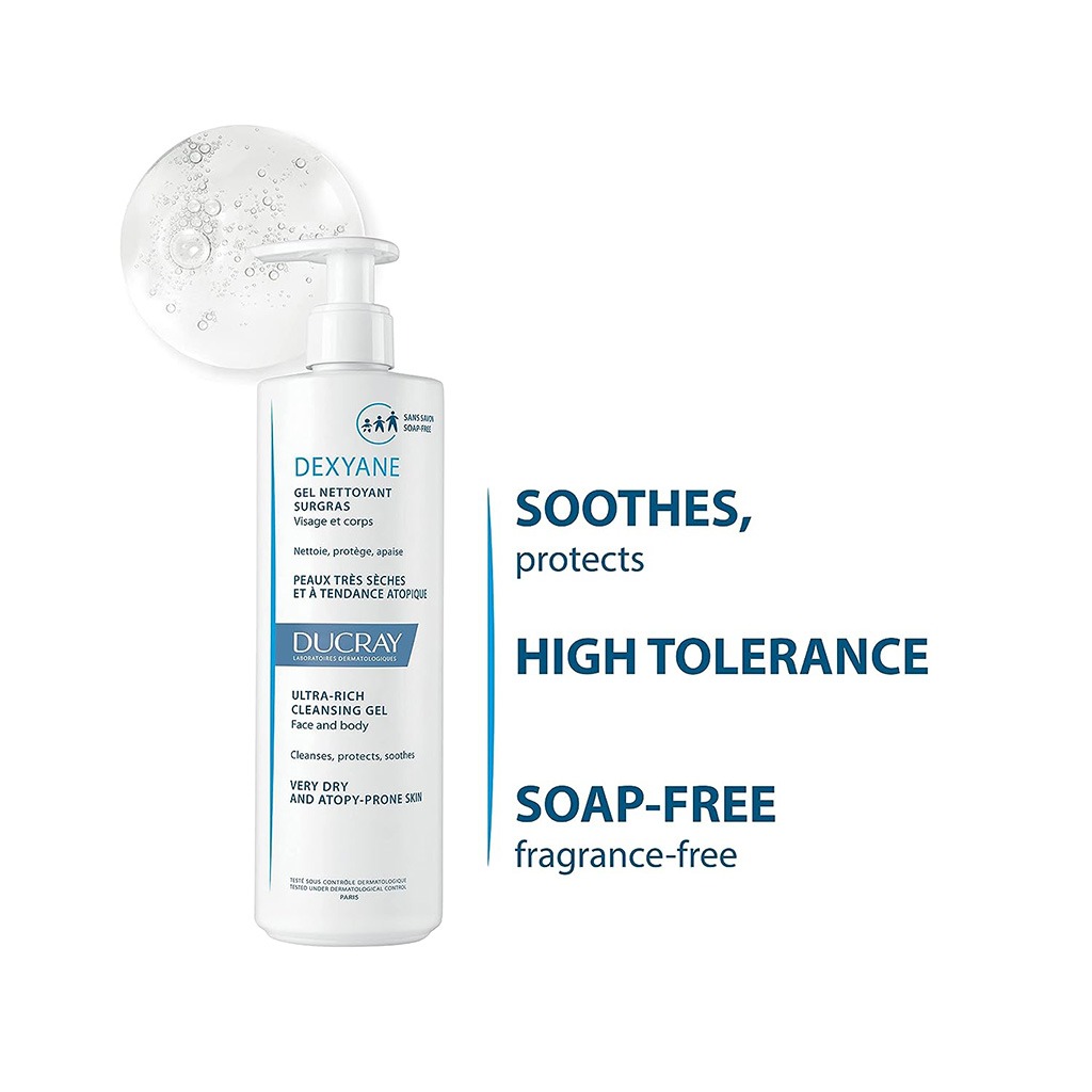 Ducray Dexyane Ultra Rich Cleansing Gel 400 mL