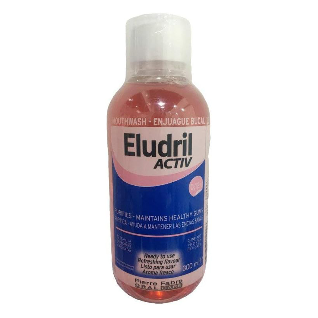Eludril, Active Periodontal Care Mouthwash, Antiseptic mouthwash for gum health, 300ml