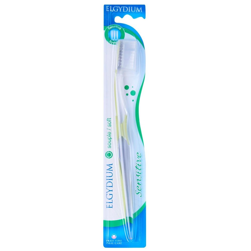 Elgydium, Sensitive Soft Toothbrush, Gentle toothbrush for sensitive teeth
