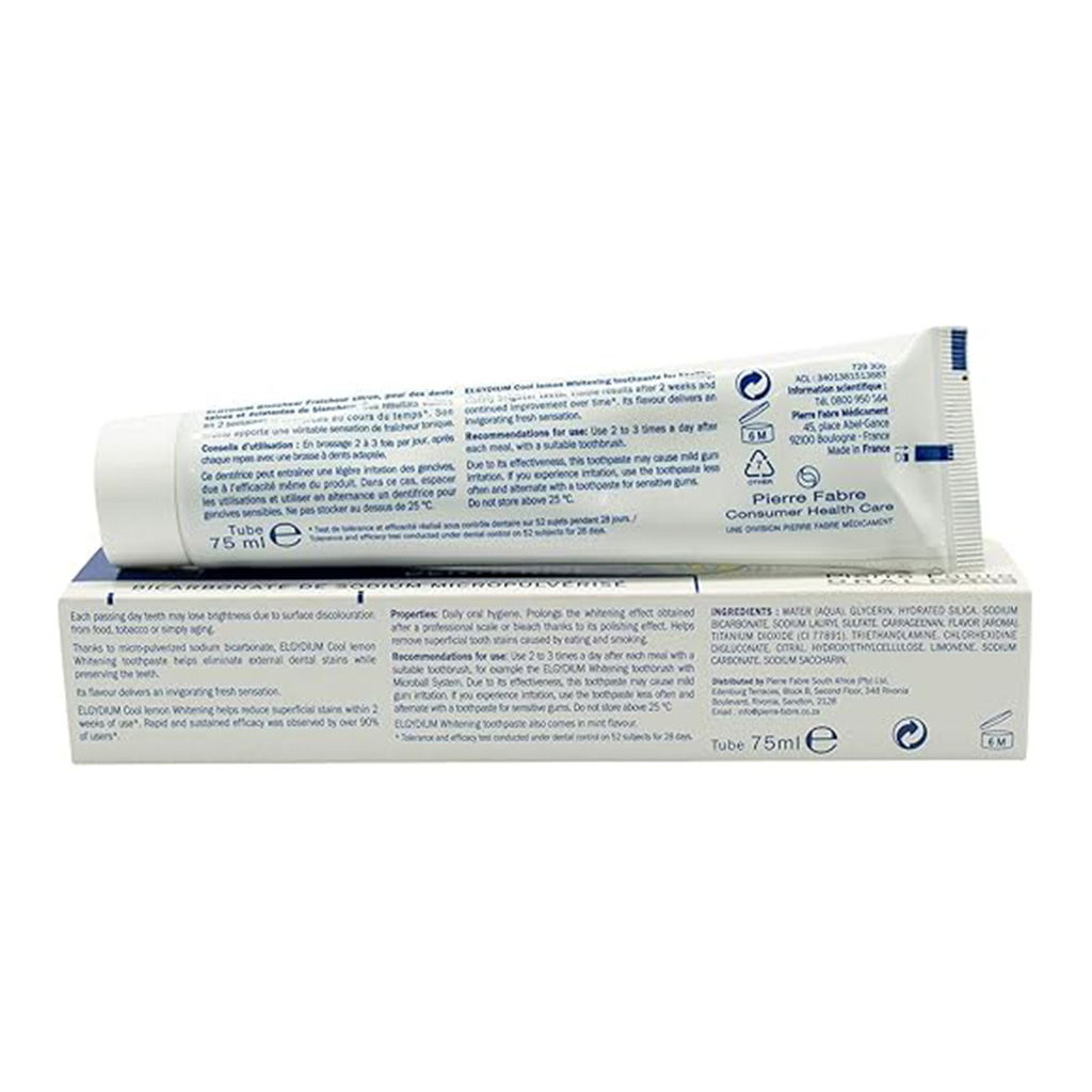 Elgydium Whitening Cool Lemon Toothpaste 75ml