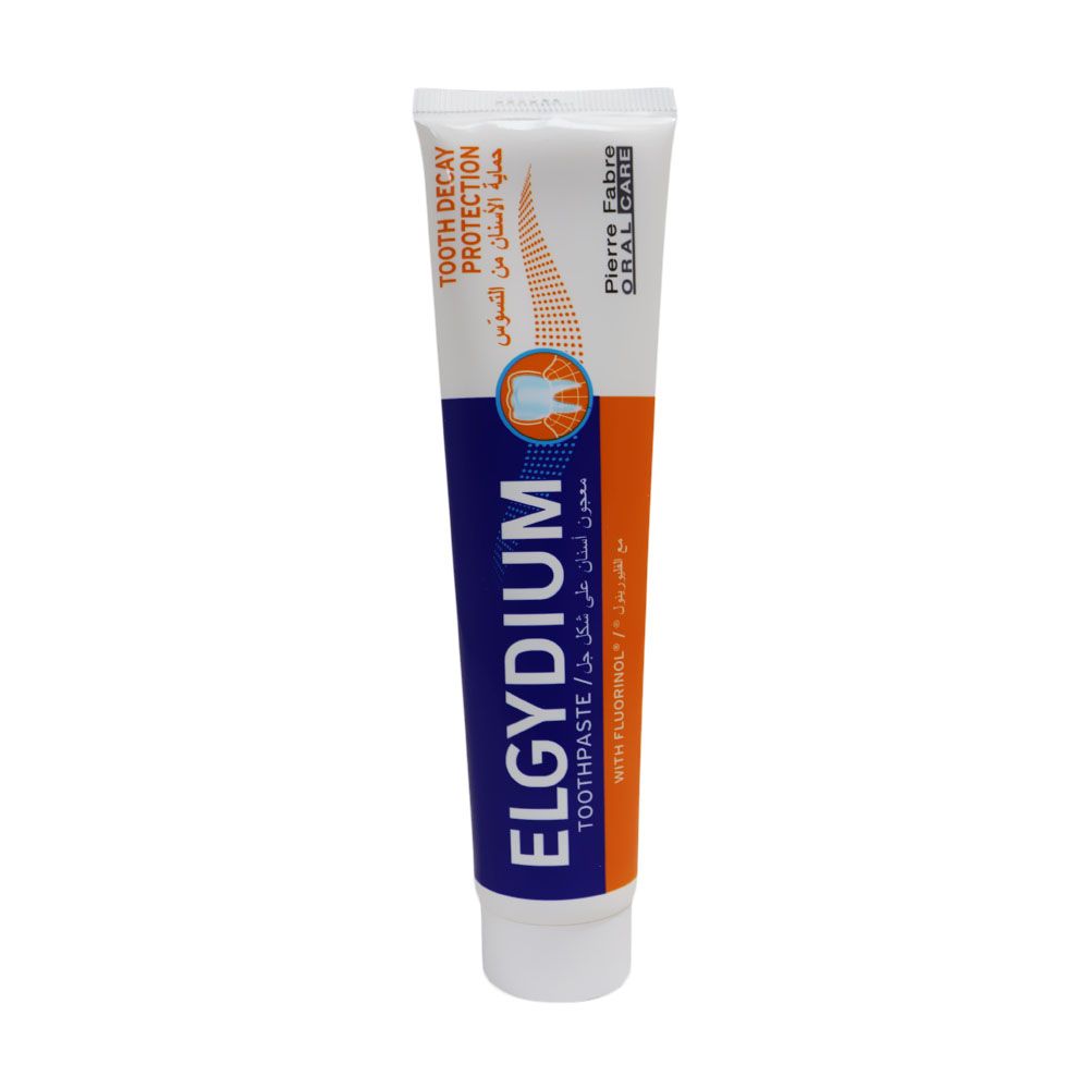 Elgydium, Tooth Decay Protection Toothpaste with Fluorinol, Fluoride toothpaste for cavity prevention, 75ml