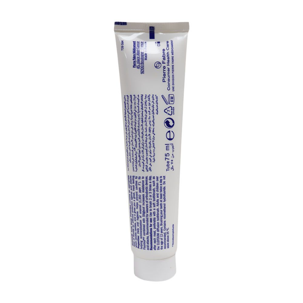 Elgydium, Tooth Decay Protection Toothpaste with Fluorinol, Fluoride toothpaste for cavity prevention, 75ml