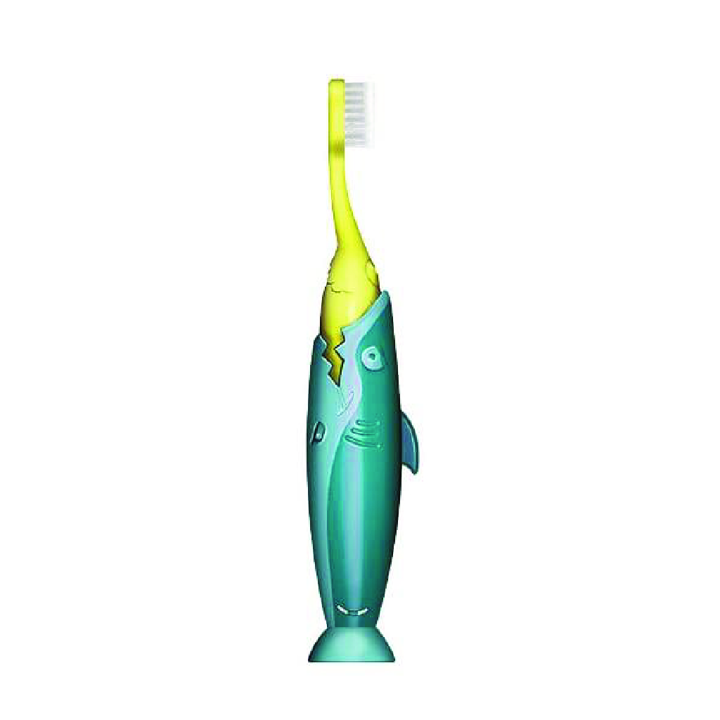 Elgydium, Shark Toothbrush, Soft bristle toothbrush for effective plaque removal