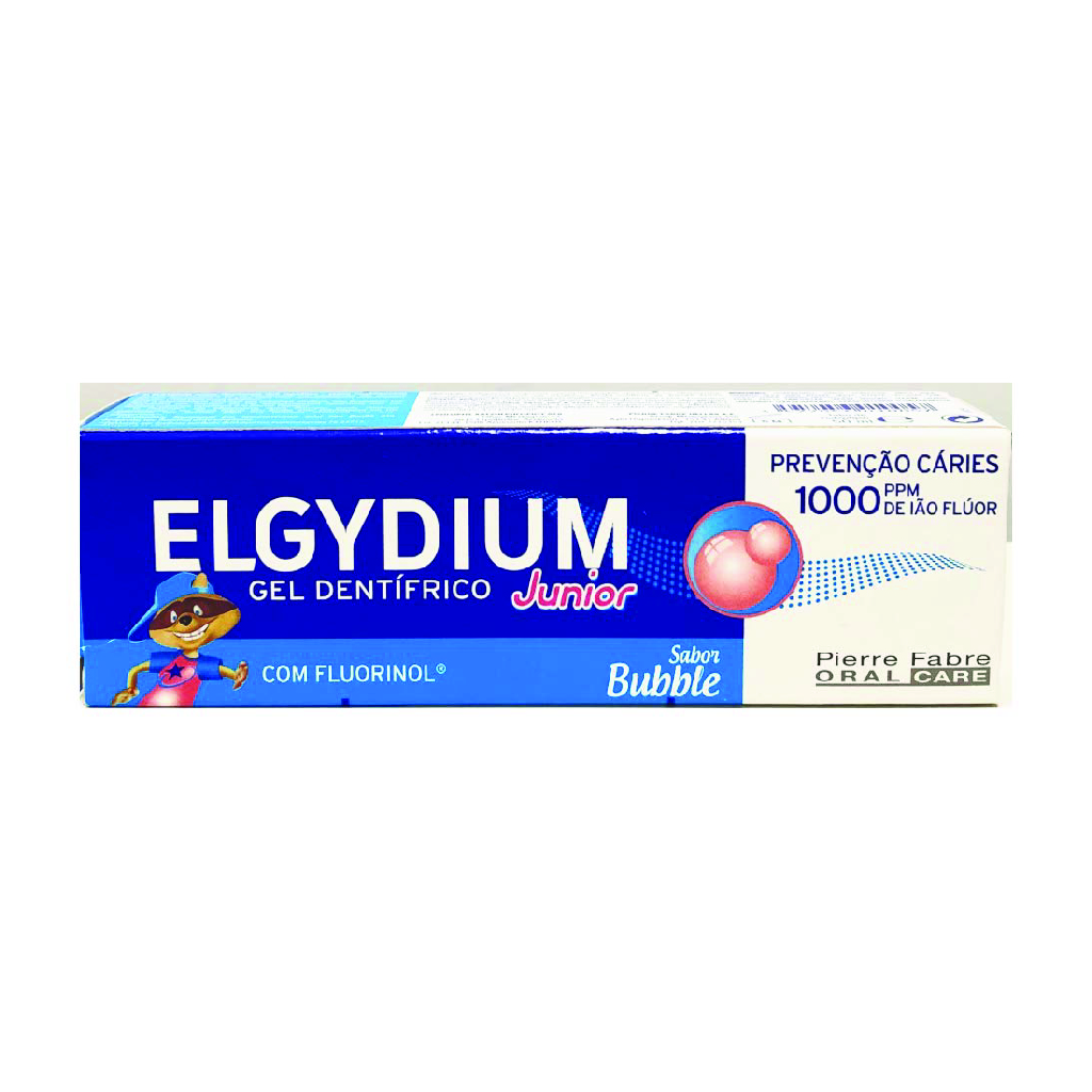 Elgydium, Tooth Decay Protection Bubble Gum Toothpaste, Cavity protection with bubble gum flavor, 50 ml