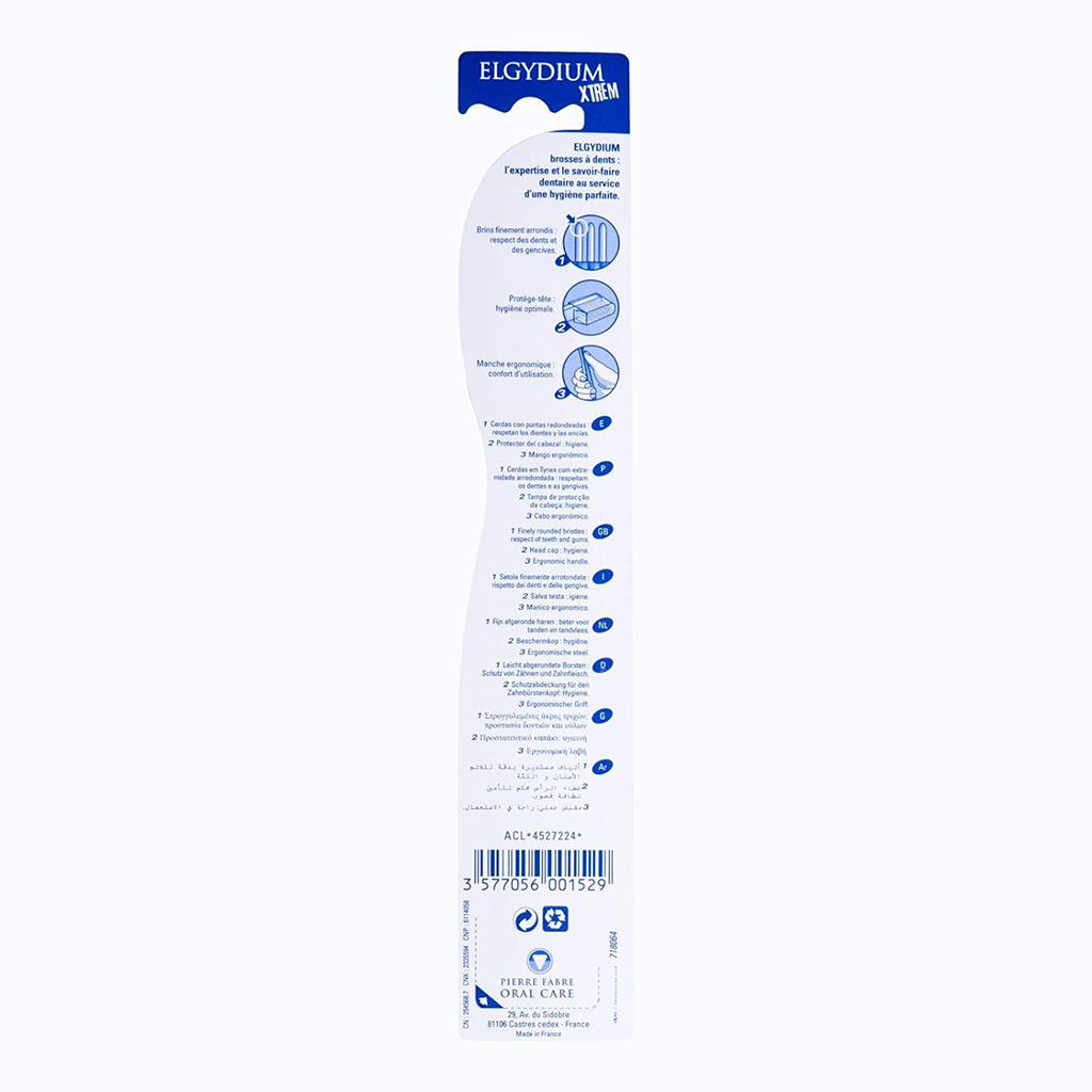 Elgydium, Xtrem Soft Toothbrush for Teenagers, Extra soft toothbrush designed for teenagers