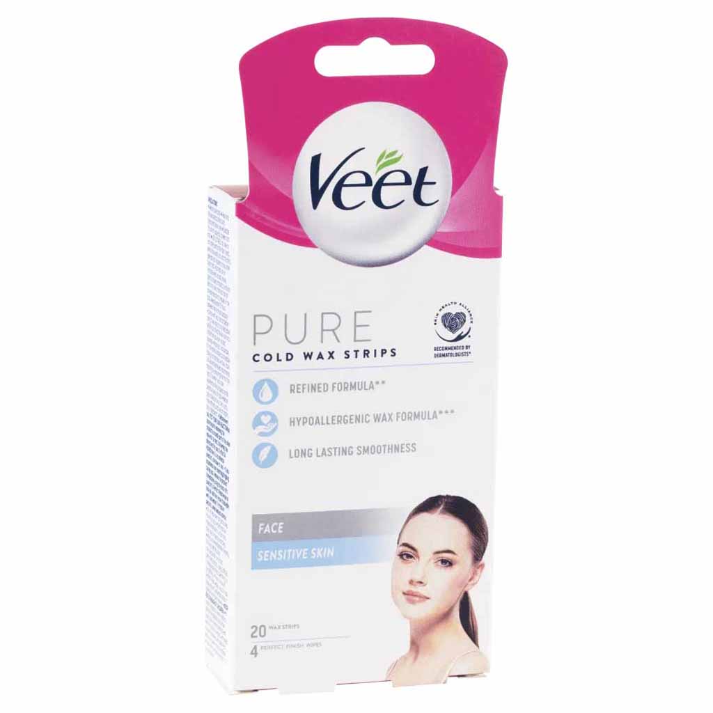 Veet Normal Skin Hair Removal Cold Wax Strips - Pack of 40