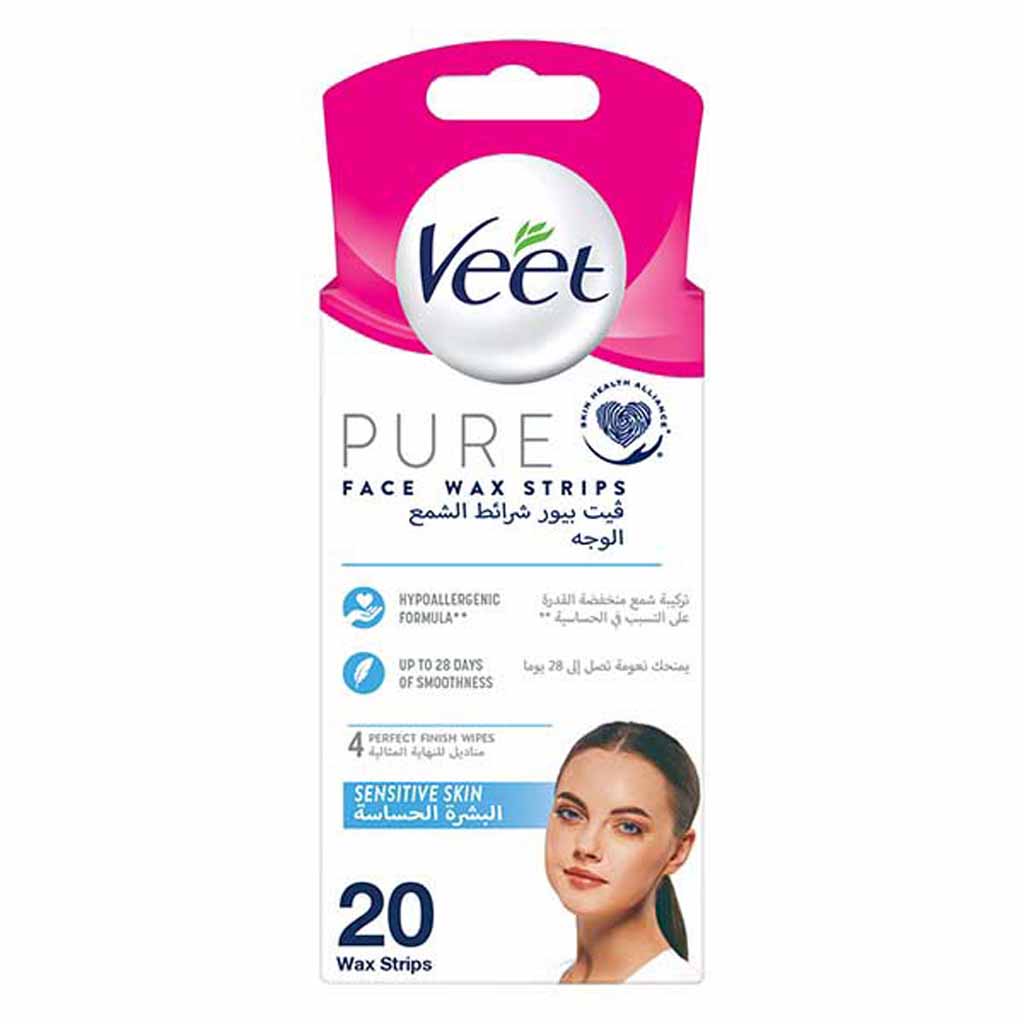 Veet Normal Skin Hair Removal Cold Wax Strips - Pack of 40