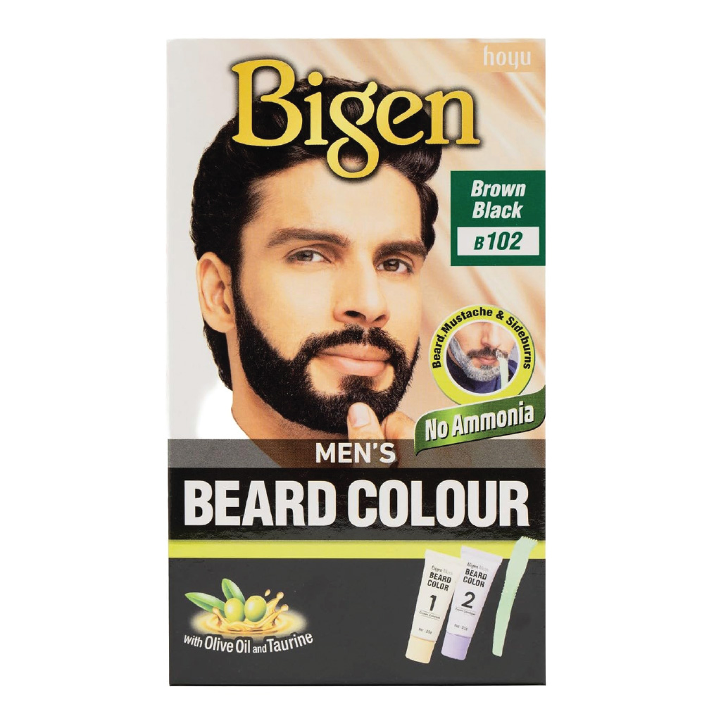 Bigen Mens Beard Color 40 g B102 Brown Black