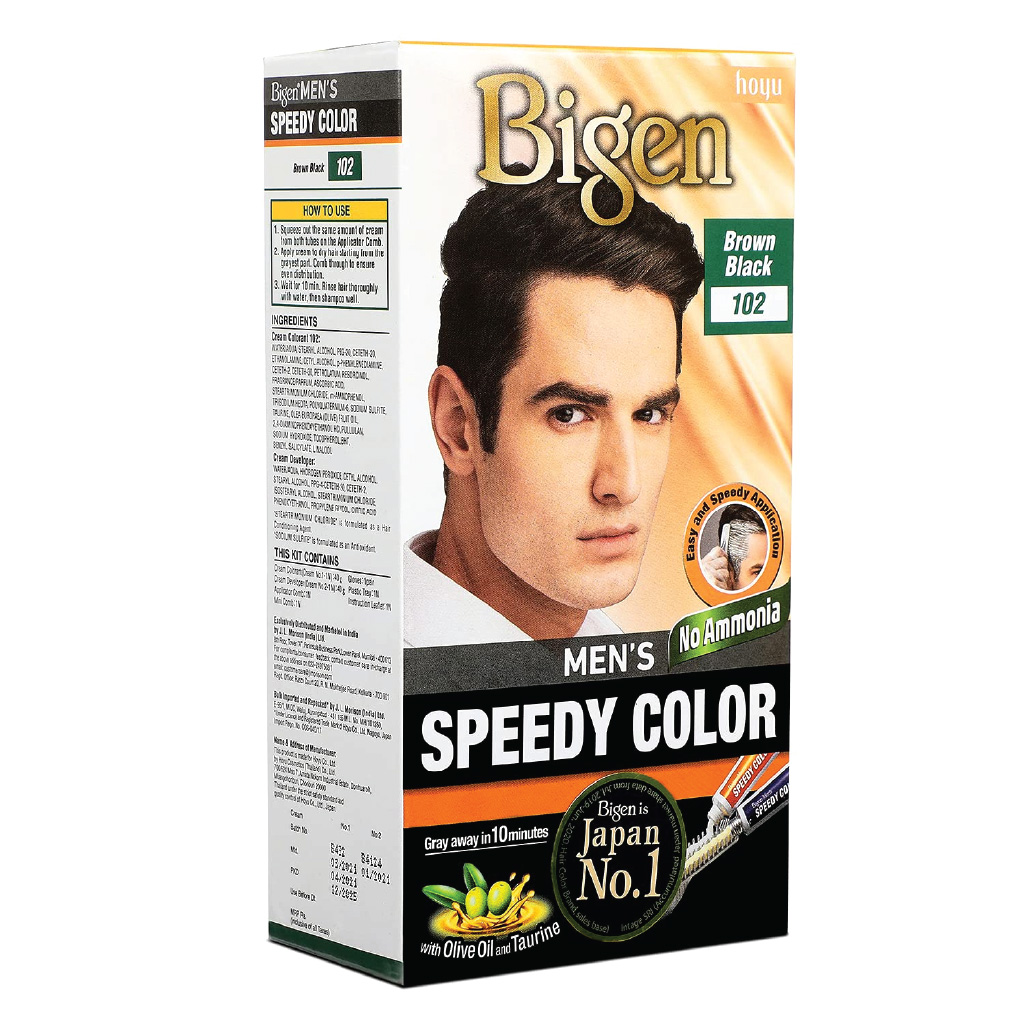 Bigen Men's Speedy Hair Color 80g 104 Natural Brown