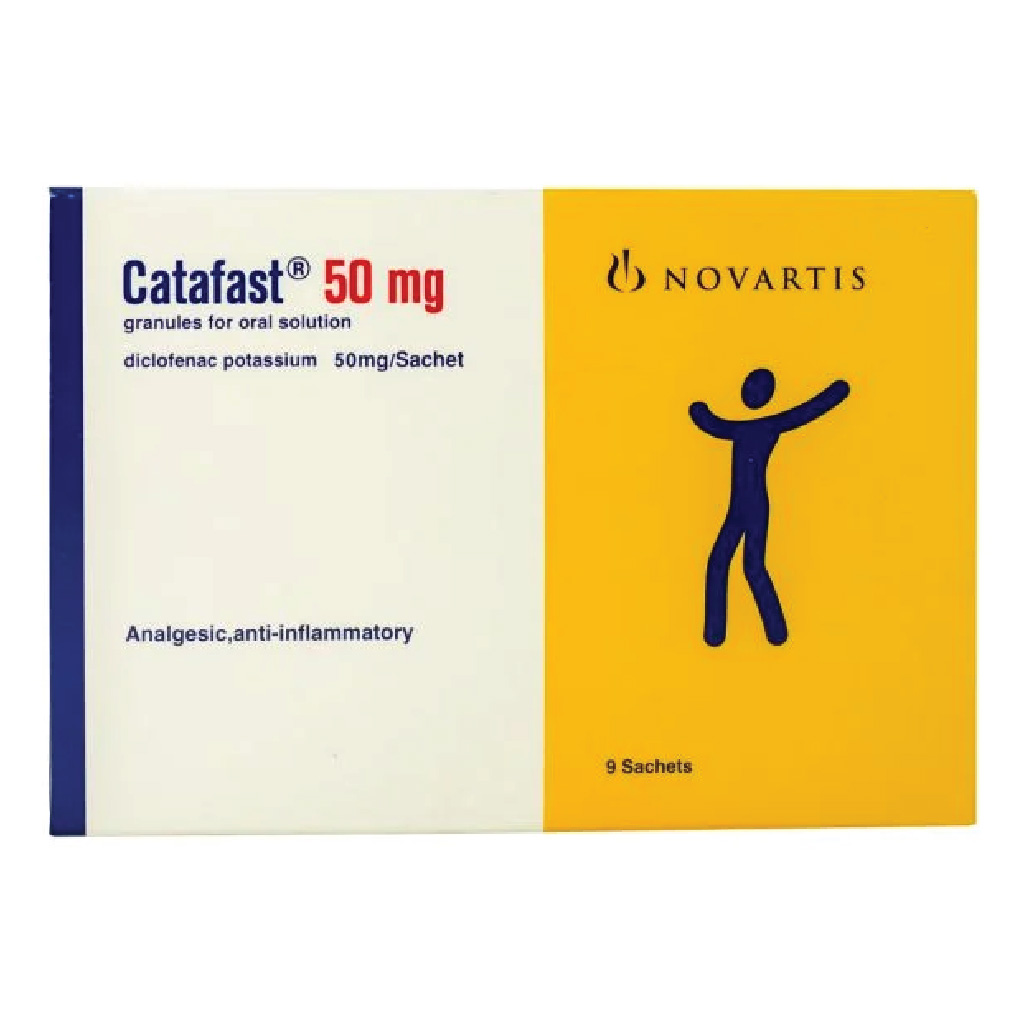 Catafast 50mg 9 Sachets