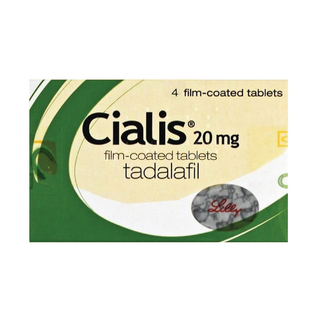 Cialis Tadalafil 20mg 4 Tablets