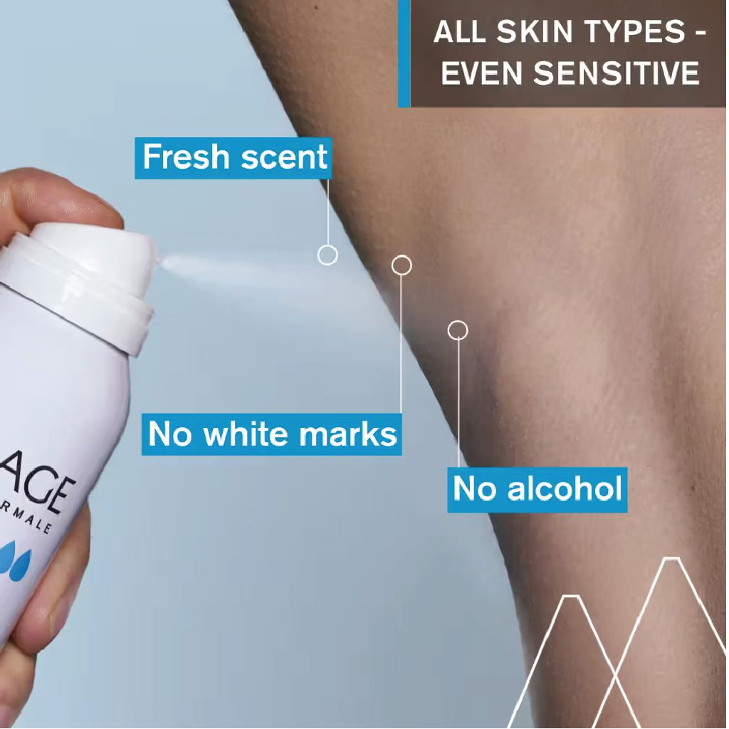 Uriage, Fresh Deodorant Spray, Long-lasting fresh deodorant with gentle formula, 125 ml
