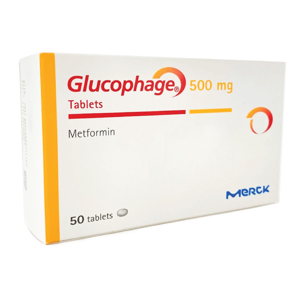 Glucophage 500mg 50 Tablets