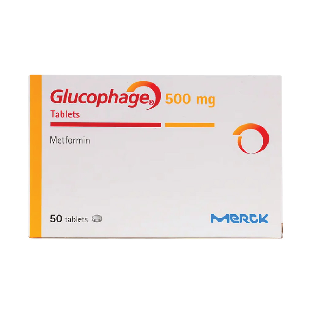 Glucophage 500mg 50 Tablets