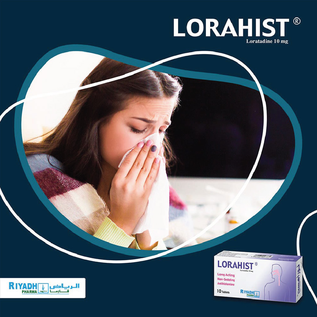 Lorahist, 10mg Tablets, Antihistamine tablets for allergy relief, 10 tablets