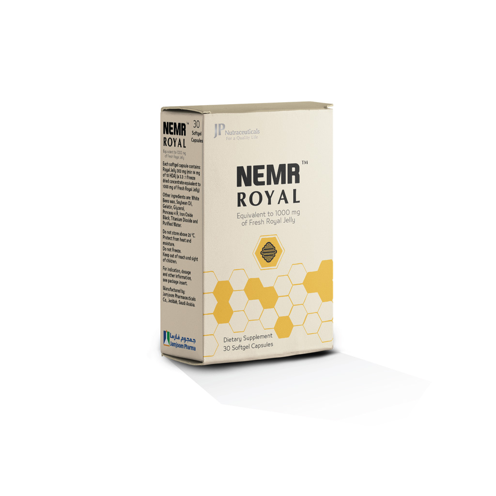 JP Nemr, Royal Jelly 1000mg Softgel Capsules, Immune support and energy supplement, 30 softgel capsules