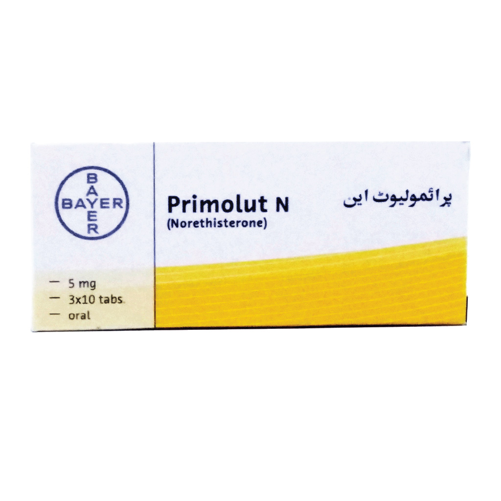 Primulot, N Tablets, Hormonal therapy tablets for menstrual regulation, 30 tablets